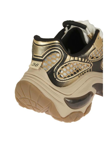 Sneakers ASH Dragon Oro/Bianco/Nero